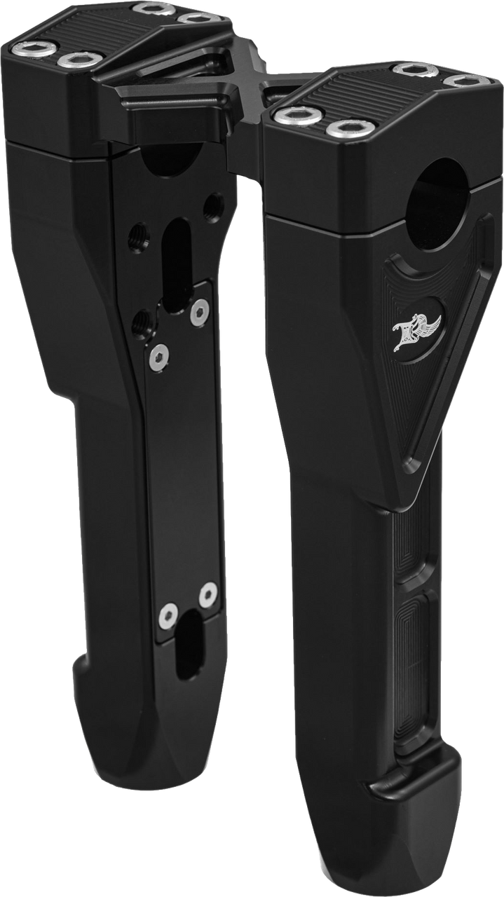 Kens Factory #KFR-02-1.125 - Nx Lvl 1-1/8" X-Riser 8" Tall Straight Black