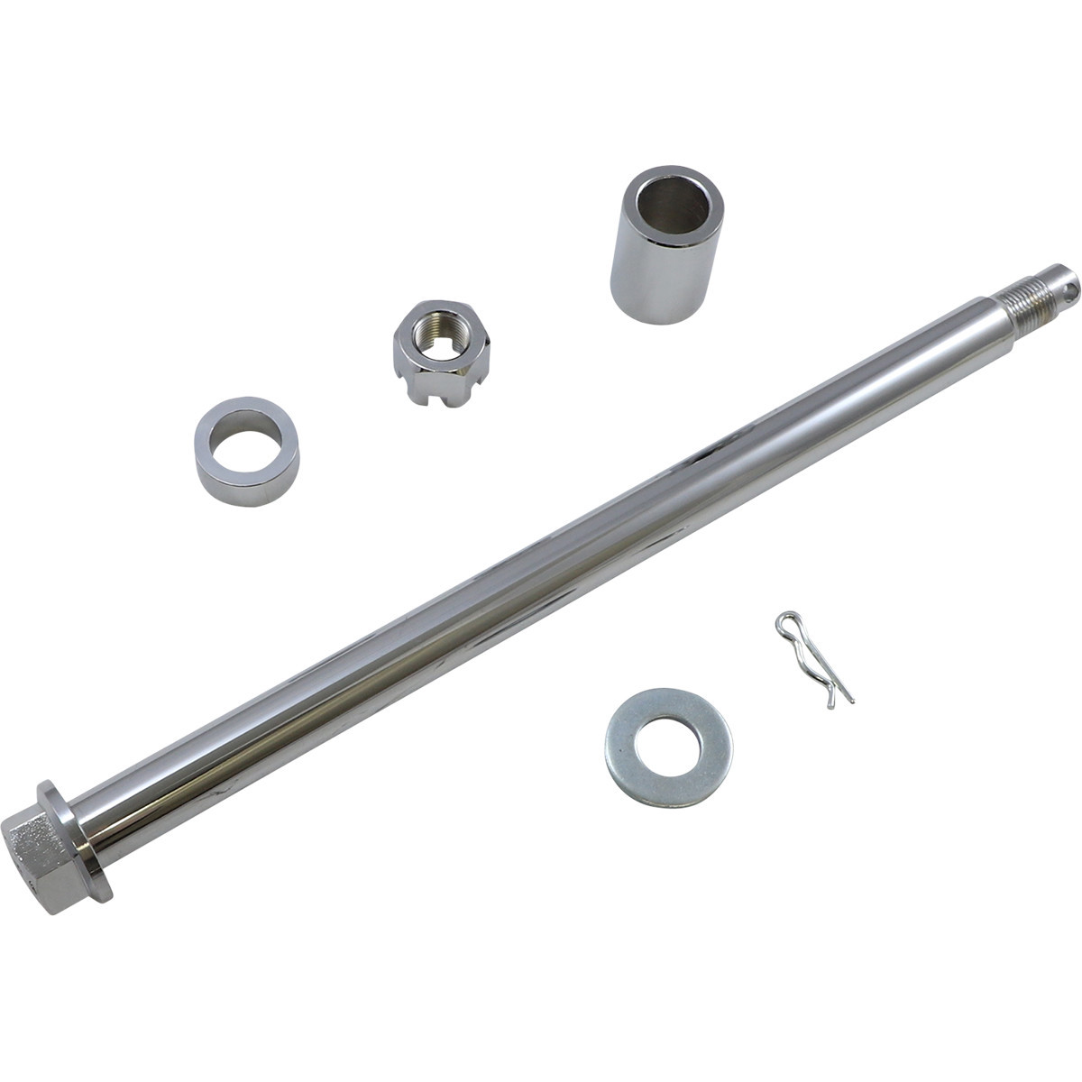 Drag Specialties - Axle Kit - Rear - Chrome - '00-'01 Touring