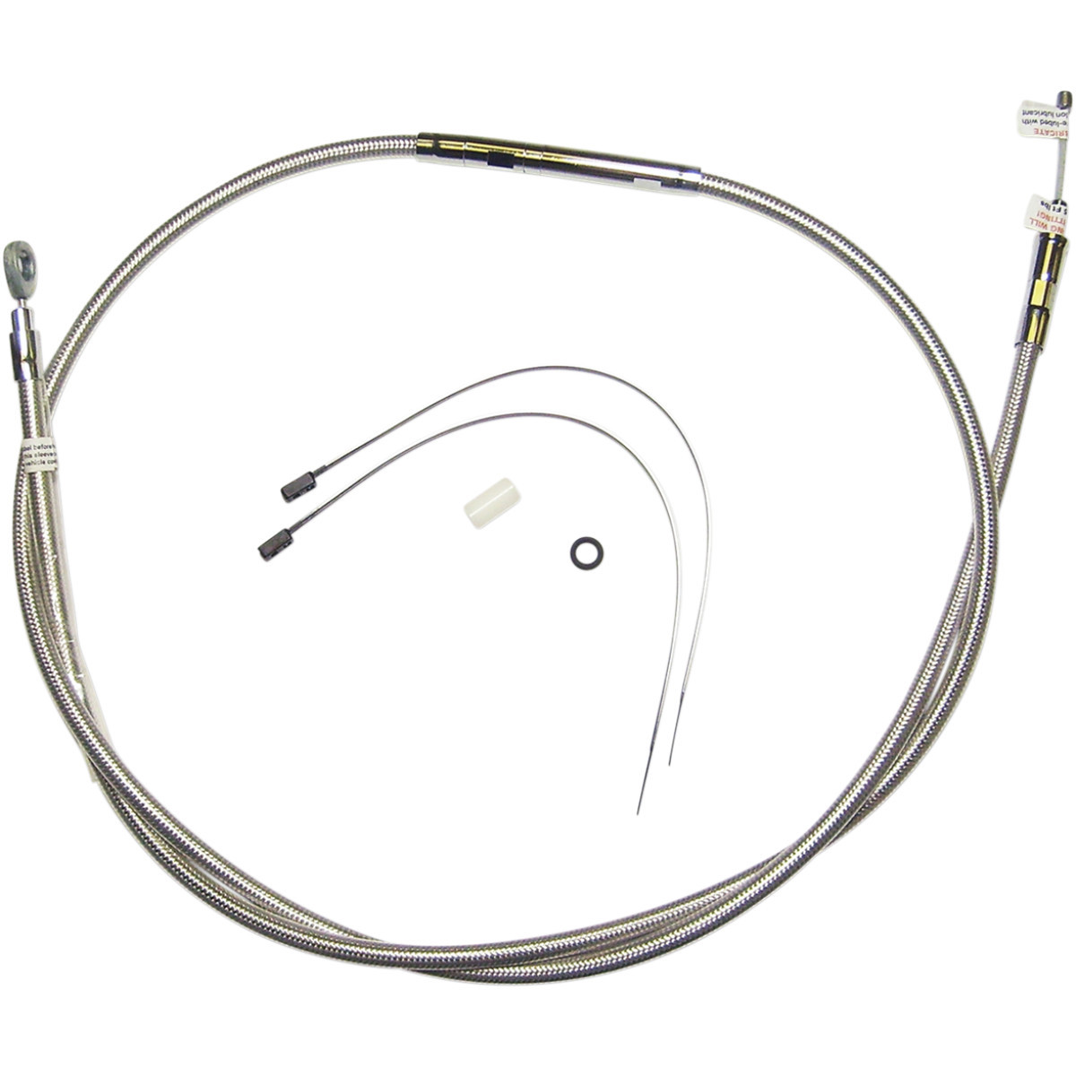 Magnum Shielding #52106HE - High-Efficiency Polished Stainless Clutch Cable - 74-1/2"