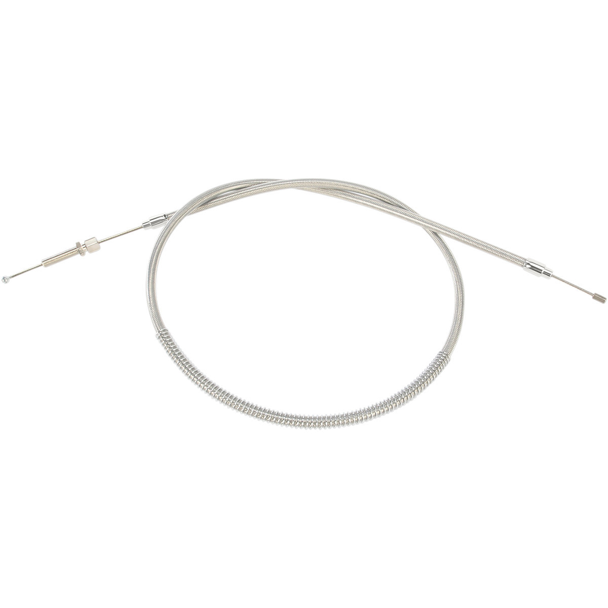 Barnett #1023010014 - High-Efficiency Stainless Steel Clutch Cable for Harley-Davidson - Standard - '68-'85