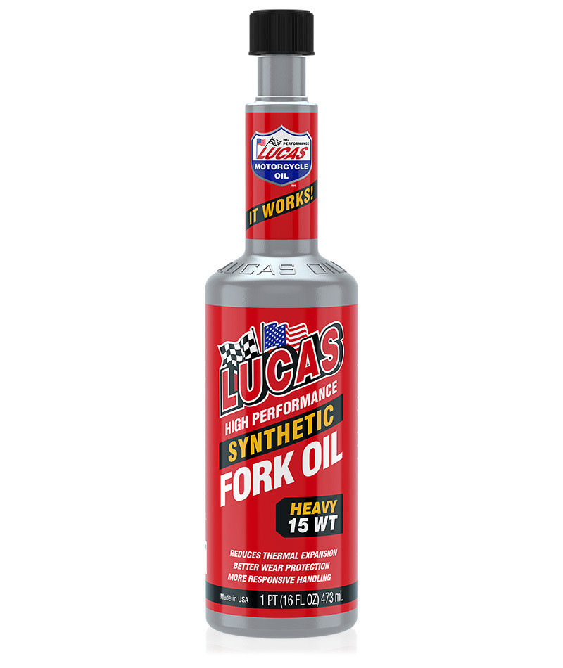 Lucas #10773 - Synthetic Fork OIL 15W 16 OZ (12/Case Sold EA)