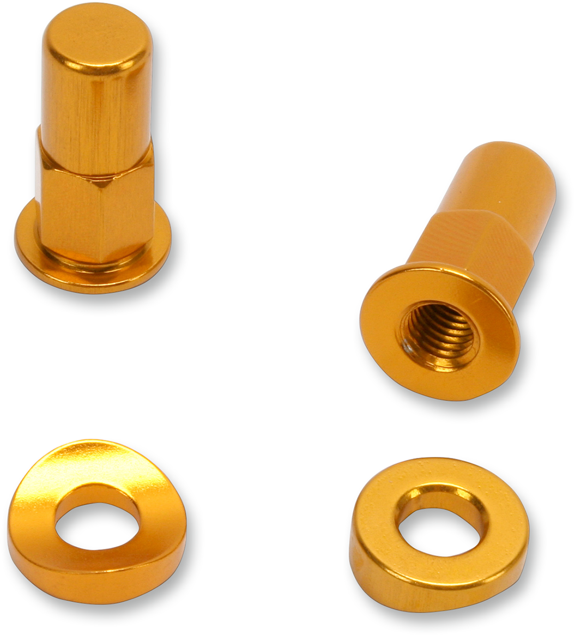 Rim Lock Nut/Spacer - Kit - Gold