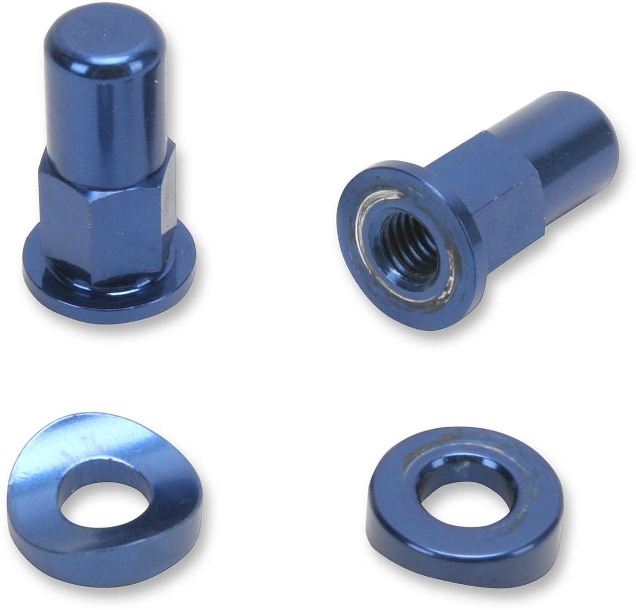 Rim Lock Nut/Spacer - Kit - Blue