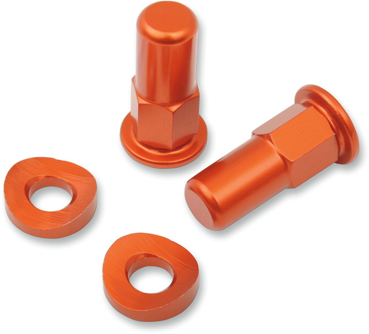 Rim Lock Nut/Spacer - Kit - Orange