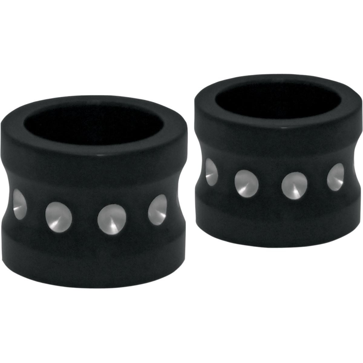 Covingtons #C0013-B - Axle Spacers - Dimpled - Black - Non-ABS - Pair