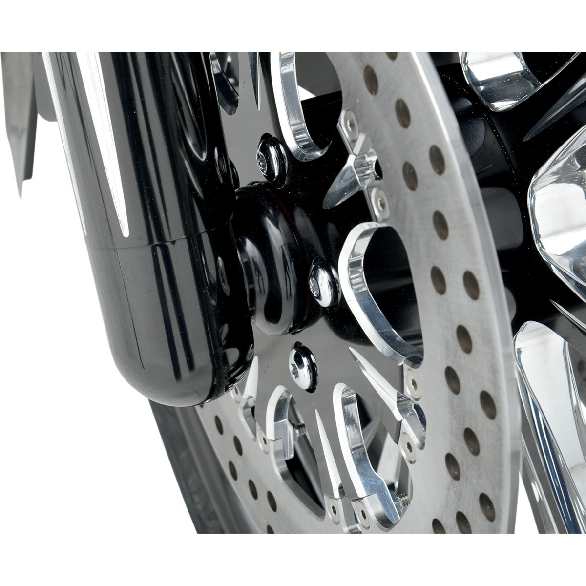 Covingtons #C0013-B - Axle Spacers - Dimpled - Black - Non-ABS - Pair
