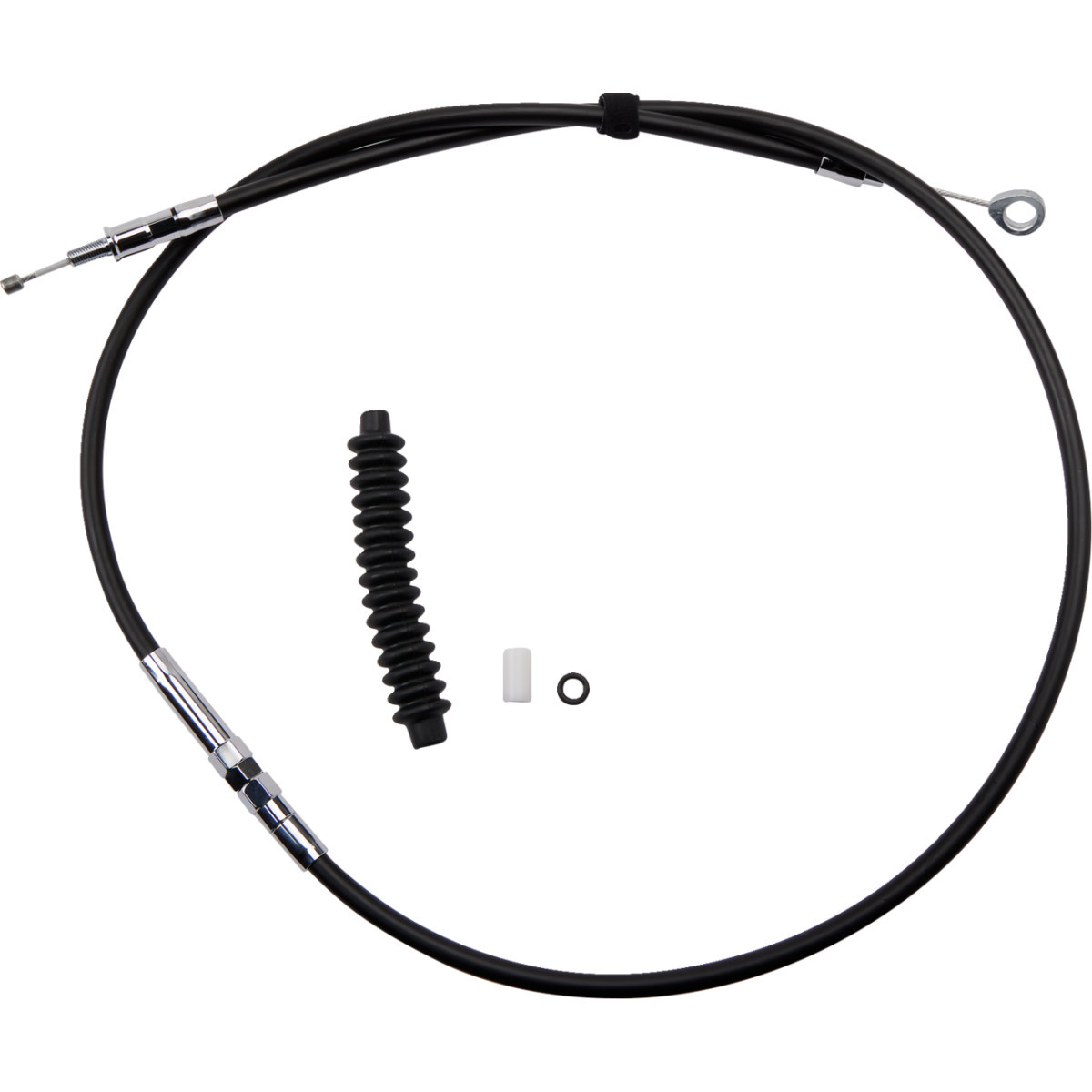 Drag Specialties - High-Efficiency Black Vinyl Clutch Cable - 57-5/8"