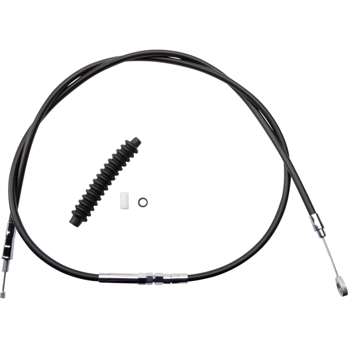 Drag Specialties - High-Efficiency Black Vinyl Clutch Cable - 66-11/16"