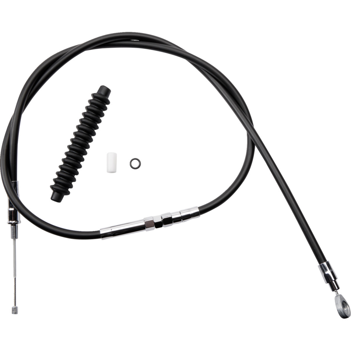 Drag Specialties - High-Efficiency Black Vinyl Clutch Cable - 54-3/4"
