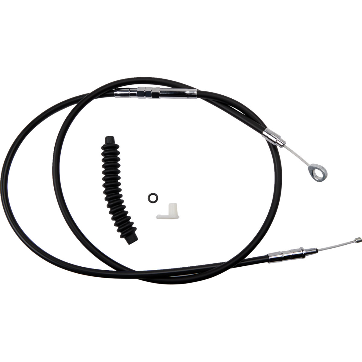 Drag Specialties - High-Efficiency Black Vinyl Clutch Cable - 64-11/16"