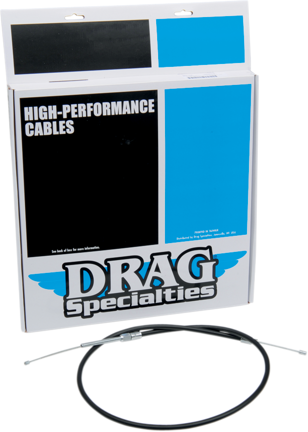 Drag Specialties High-Efficiency Black Vinyl Clutch Cable - 53-1/16"