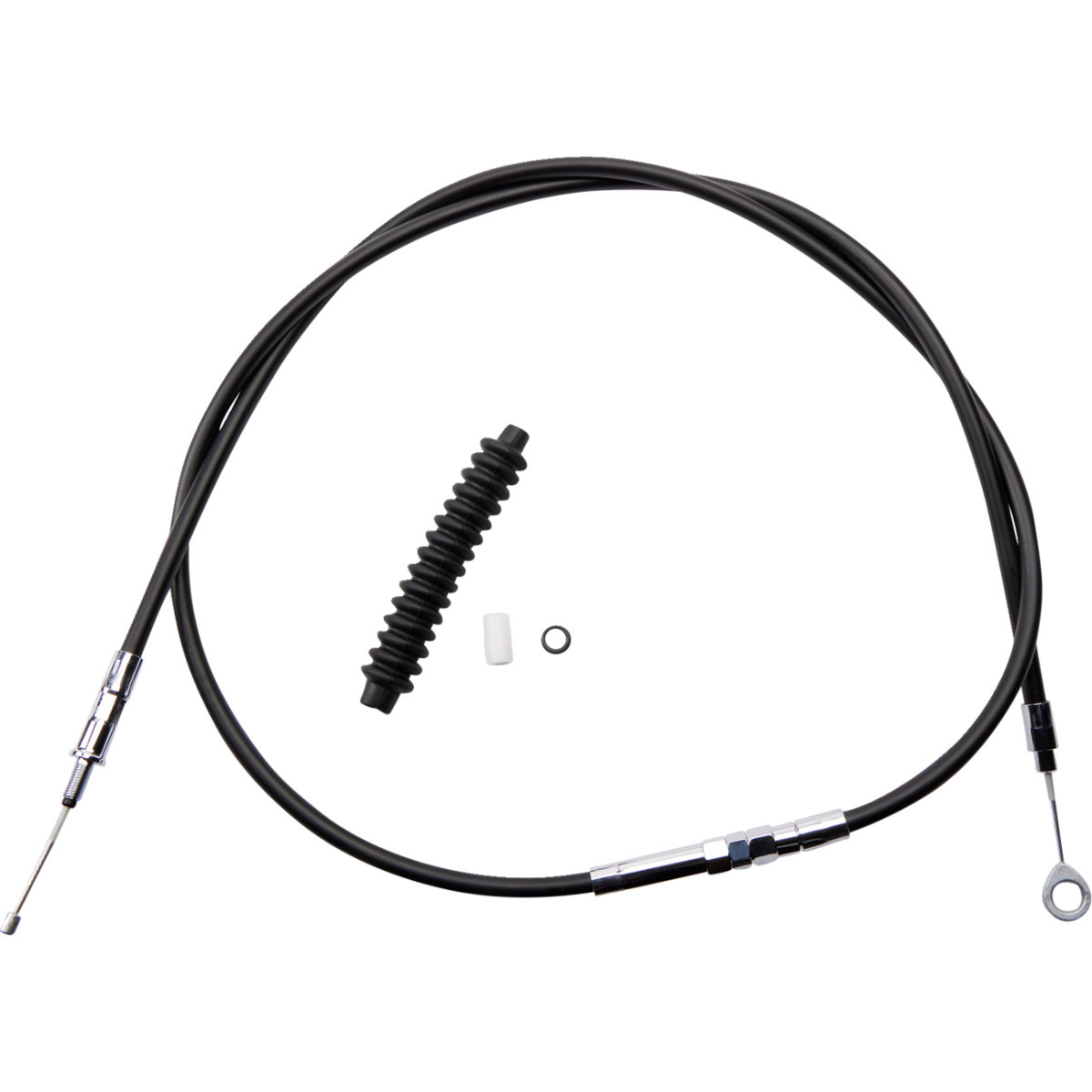 Drag Specialties - High-Efficiency Black Vinyl Clutch Cable - 68-11/16"