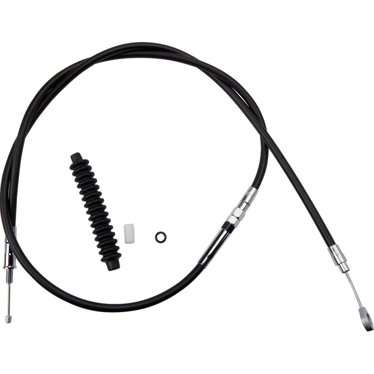 Drag Specialties - High-Efficiency Black Vinyl Clutch Cable - 61-1/4"