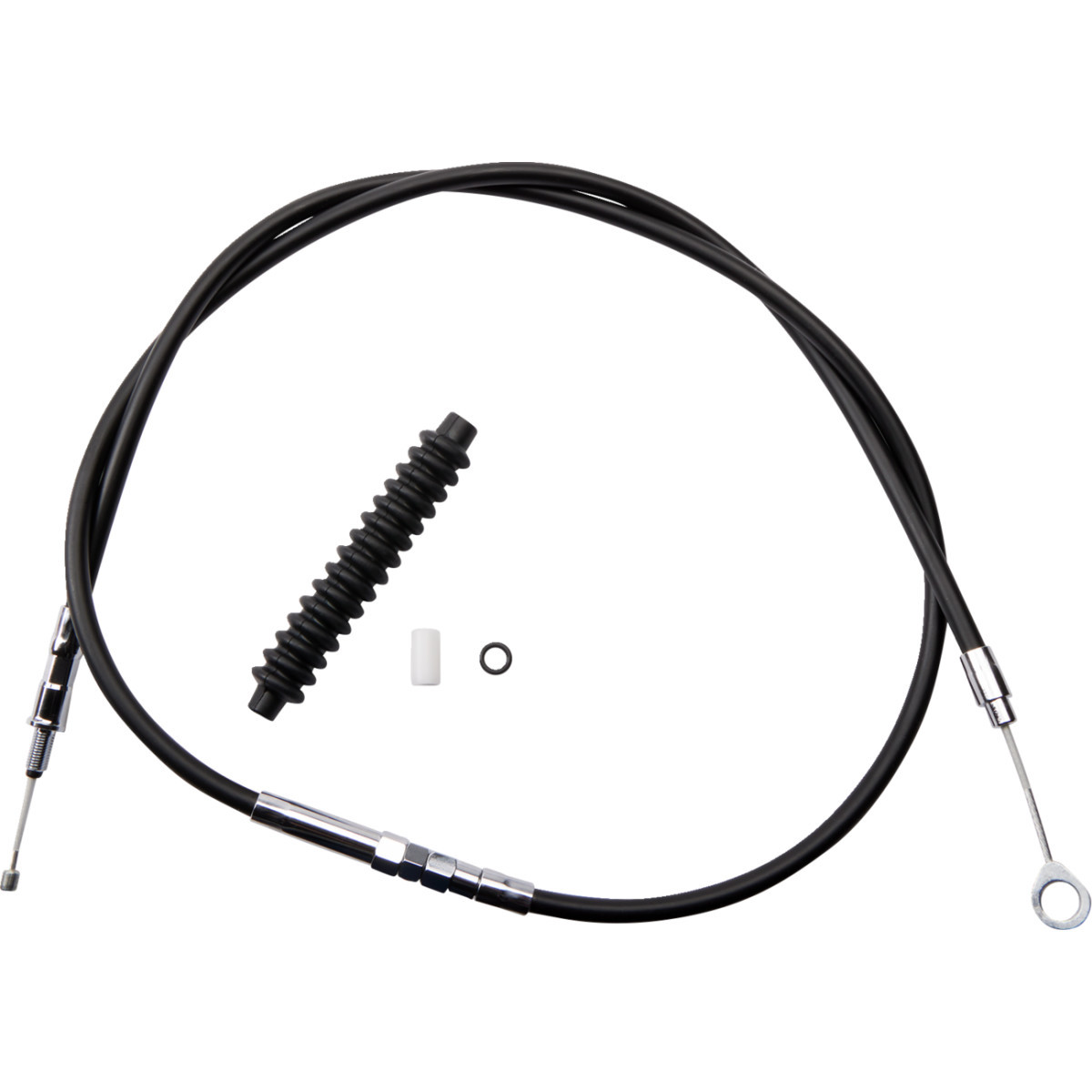 Drag Specialties - High-Efficiency Black Vinyl Clutch Cable - 60-11/16"