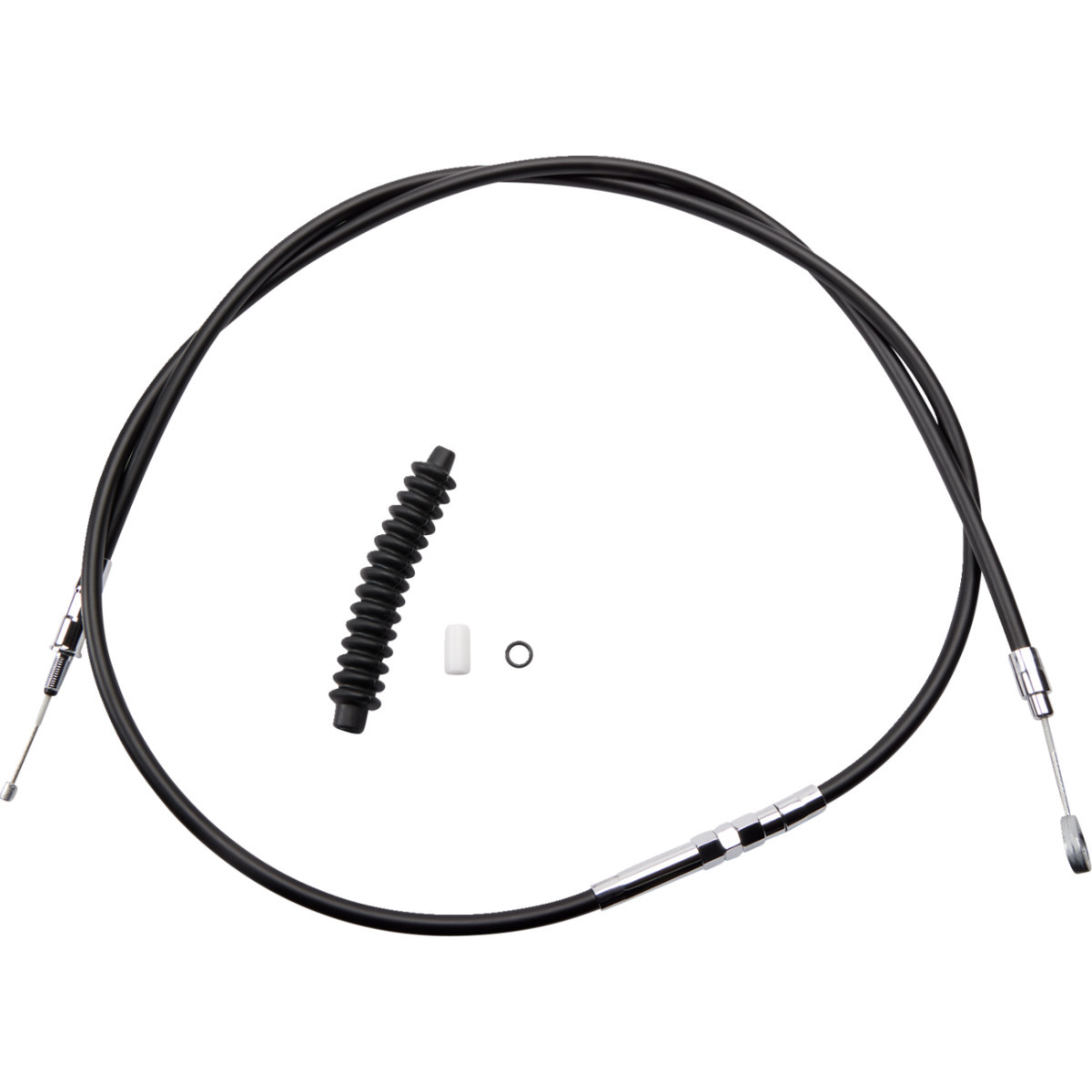 Drag Specialties - High-Efficiency Black Vinyl Clutch Cable - 72-11/16"