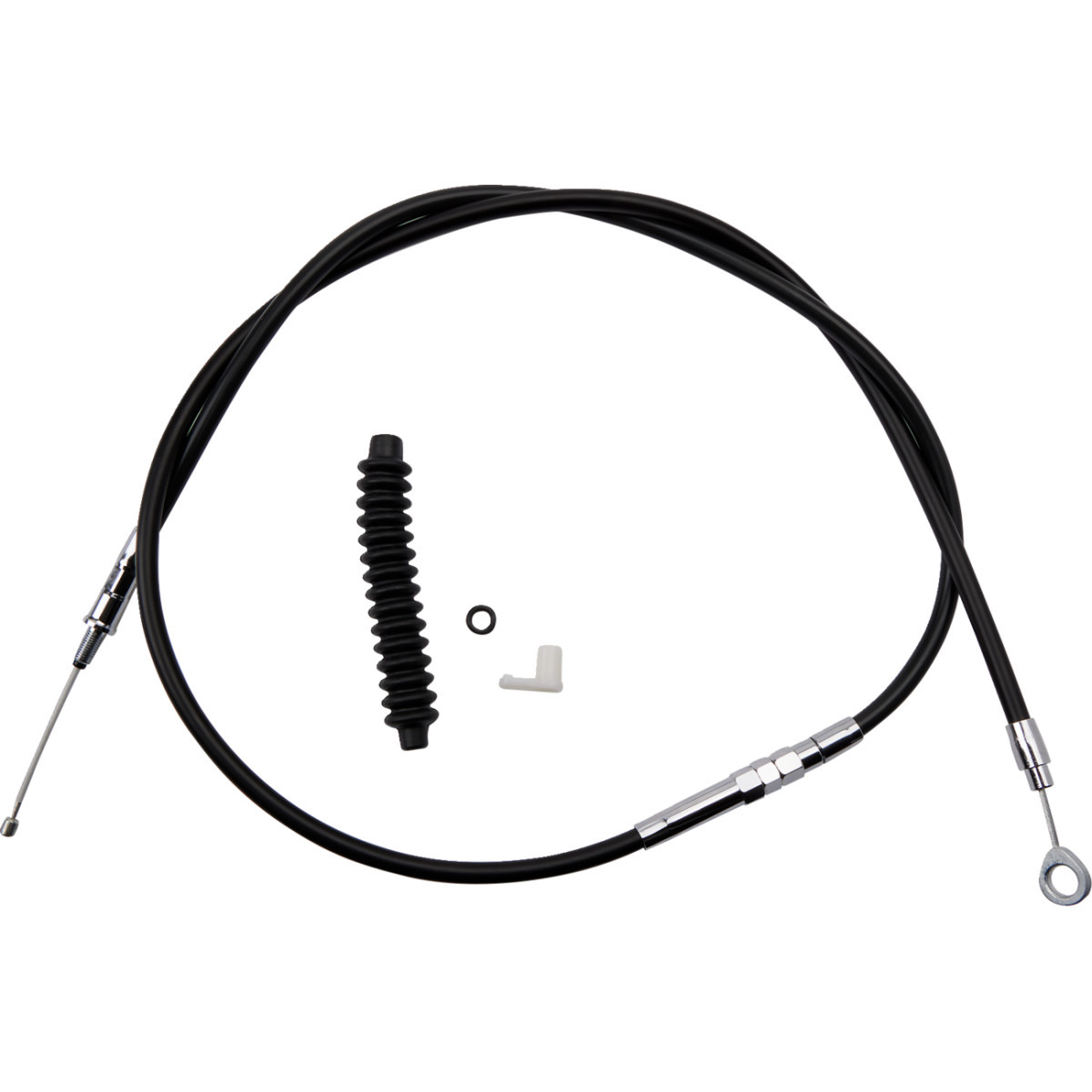 Drag Specialties - High-Efficiency Black Vinyl Clutch Cable - 62-11/16"