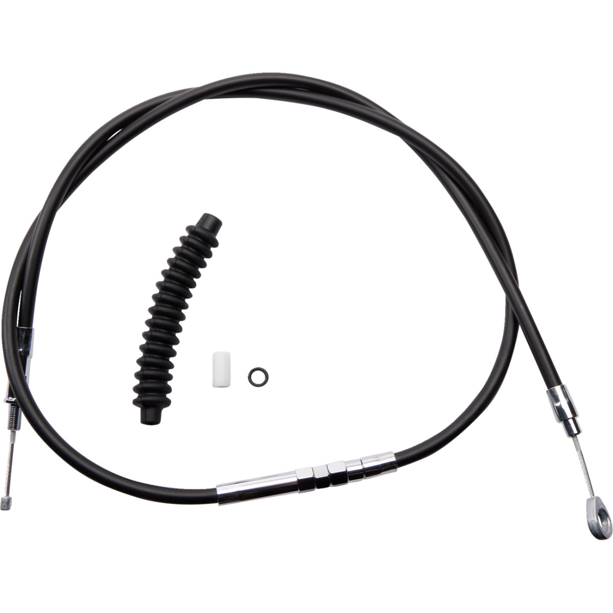 Drag Specialties - High-Efficiency Black Vinyl Clutch Cable - 57-1/4"