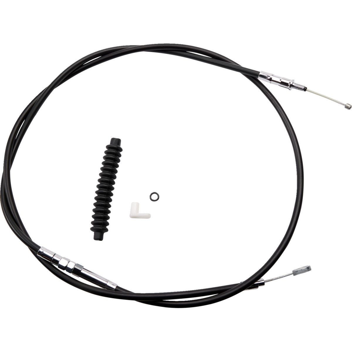 Drag Specialties - High-Efficiency Black Vinyl Clutch Cable - 80"