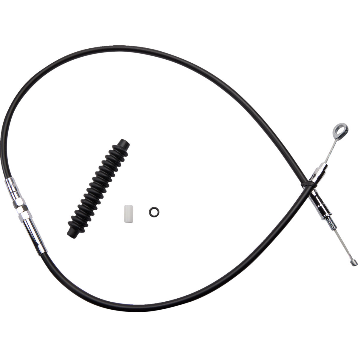 Drag Specialties - High-Efficiency Black Vinyl Clutch Cable - 45"