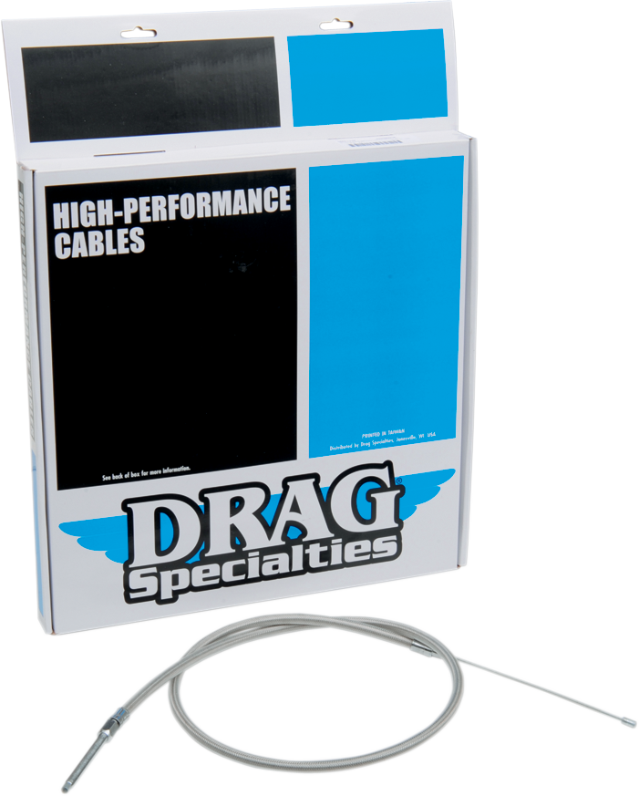 Drag Specialties High-Efficiency Braided Stainless Steel Clutch Cable - 55"