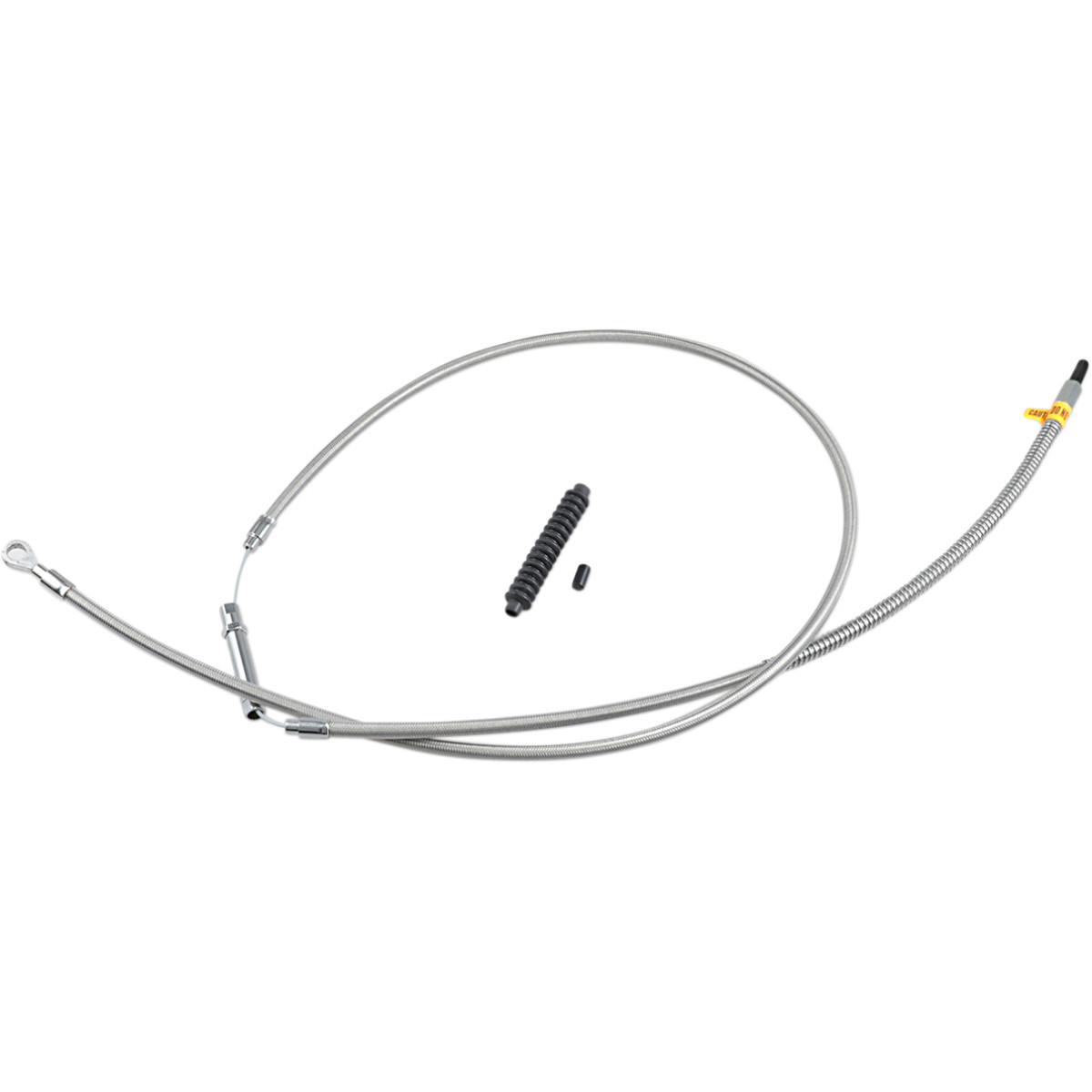 Barnett #102301004612 - High-Efficiency Stainless Steel Clutch Cable for Harley-Davidson - +12" - '08-'16 Touring/Trike