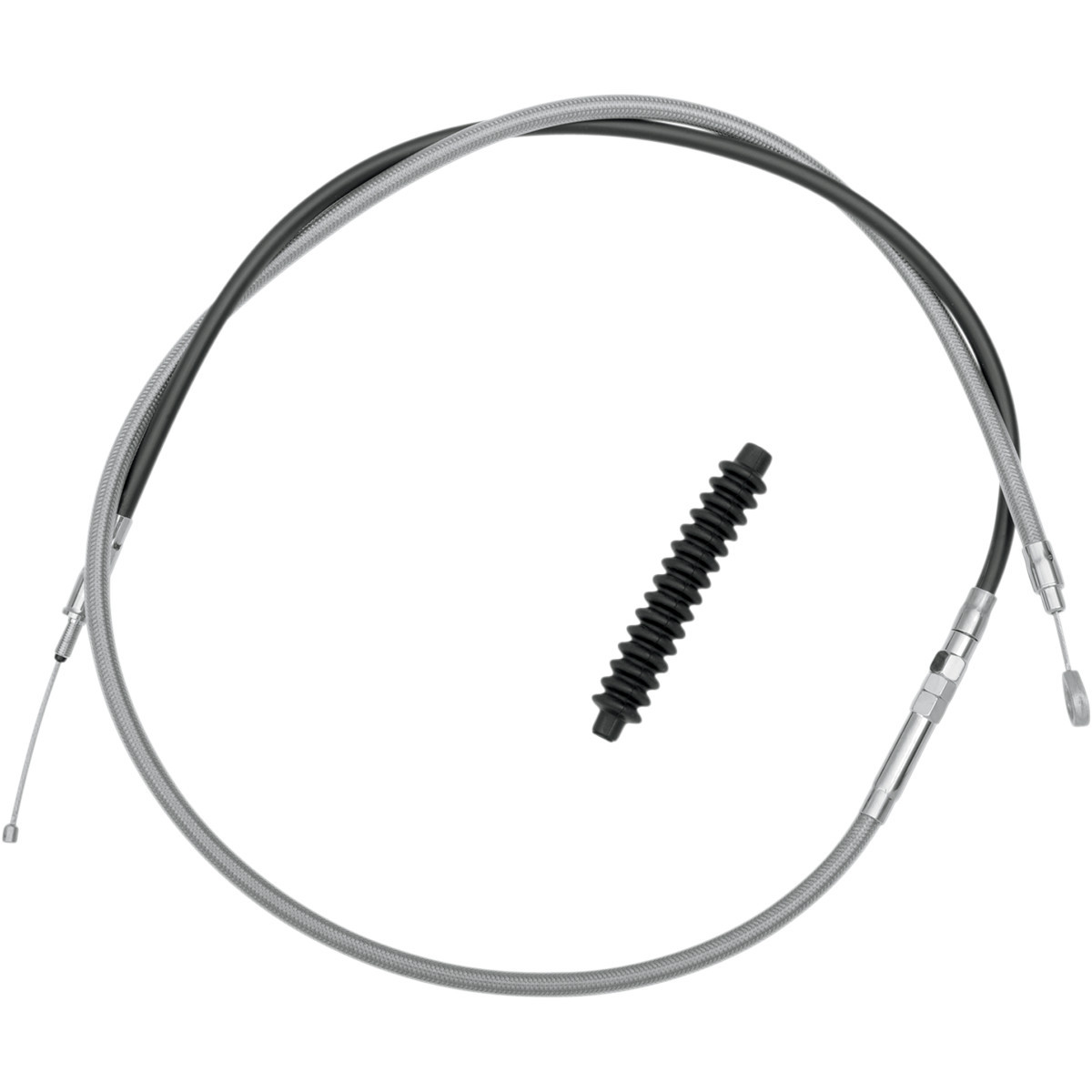 Drag Specialties - High-Efficiency Braided Stainless Steel Clutch Cable - 68-15/16"