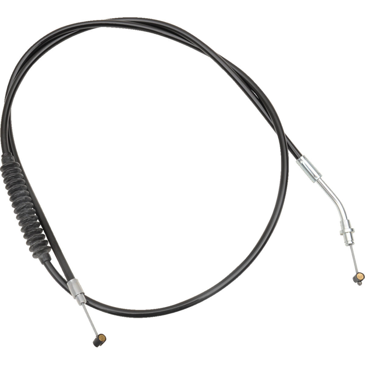 Barnett #101401000406 - Black Vinyl Clutch Cable - +6" - Indian