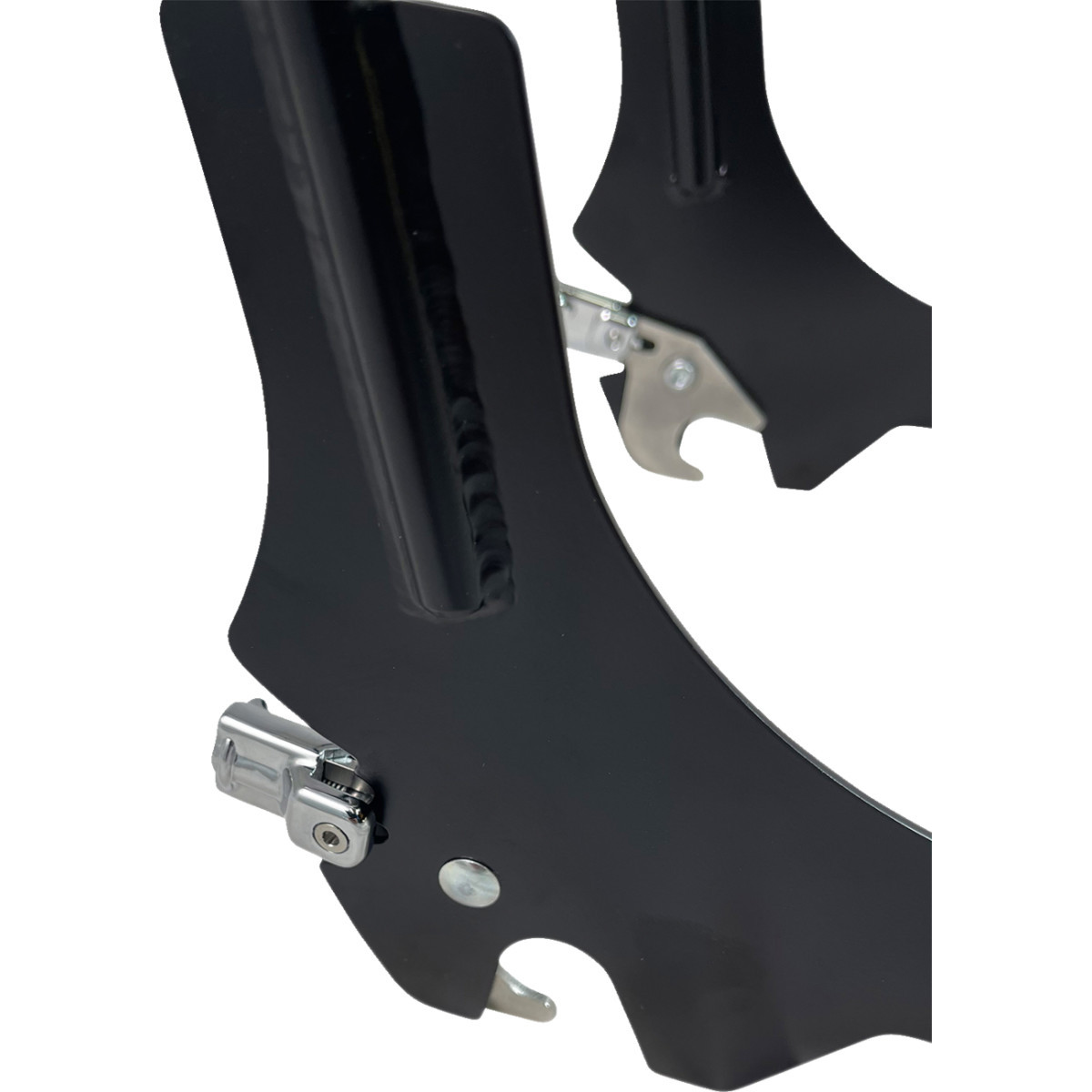 Motherwell #MWL-196-18-MB - Quick Release Sissy Bar - 23" - With Pad - Matt Black