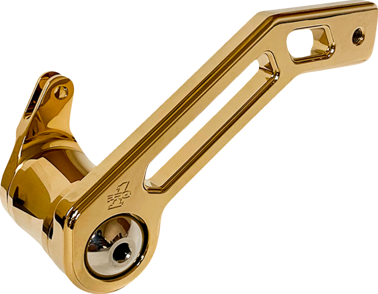 Pro-One 500773TIN - Touring T-Rex Shorty Brake Arm - Gold - FLHT '14+