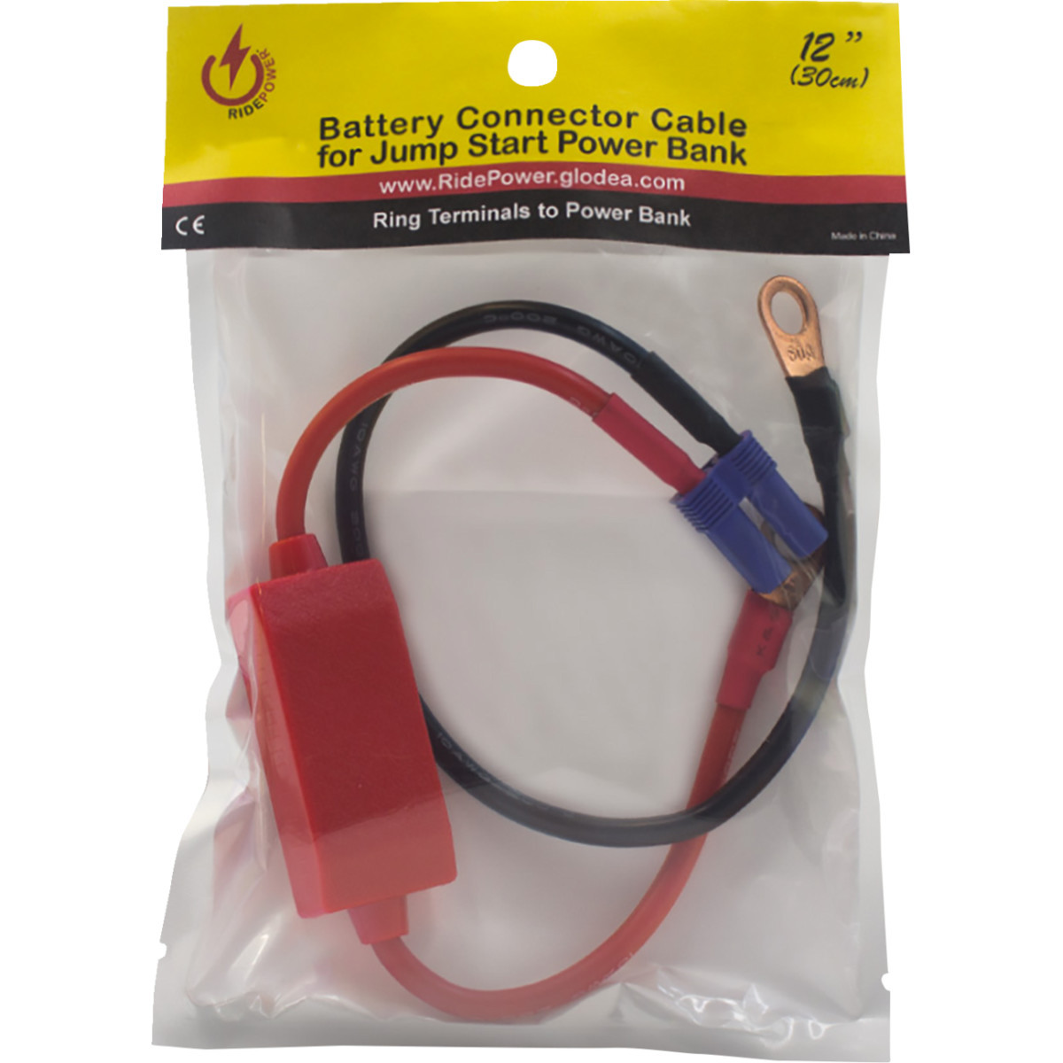 Ridepower #RPJPCABLE12 - Connector Cable - Battery Jump Start - 12"