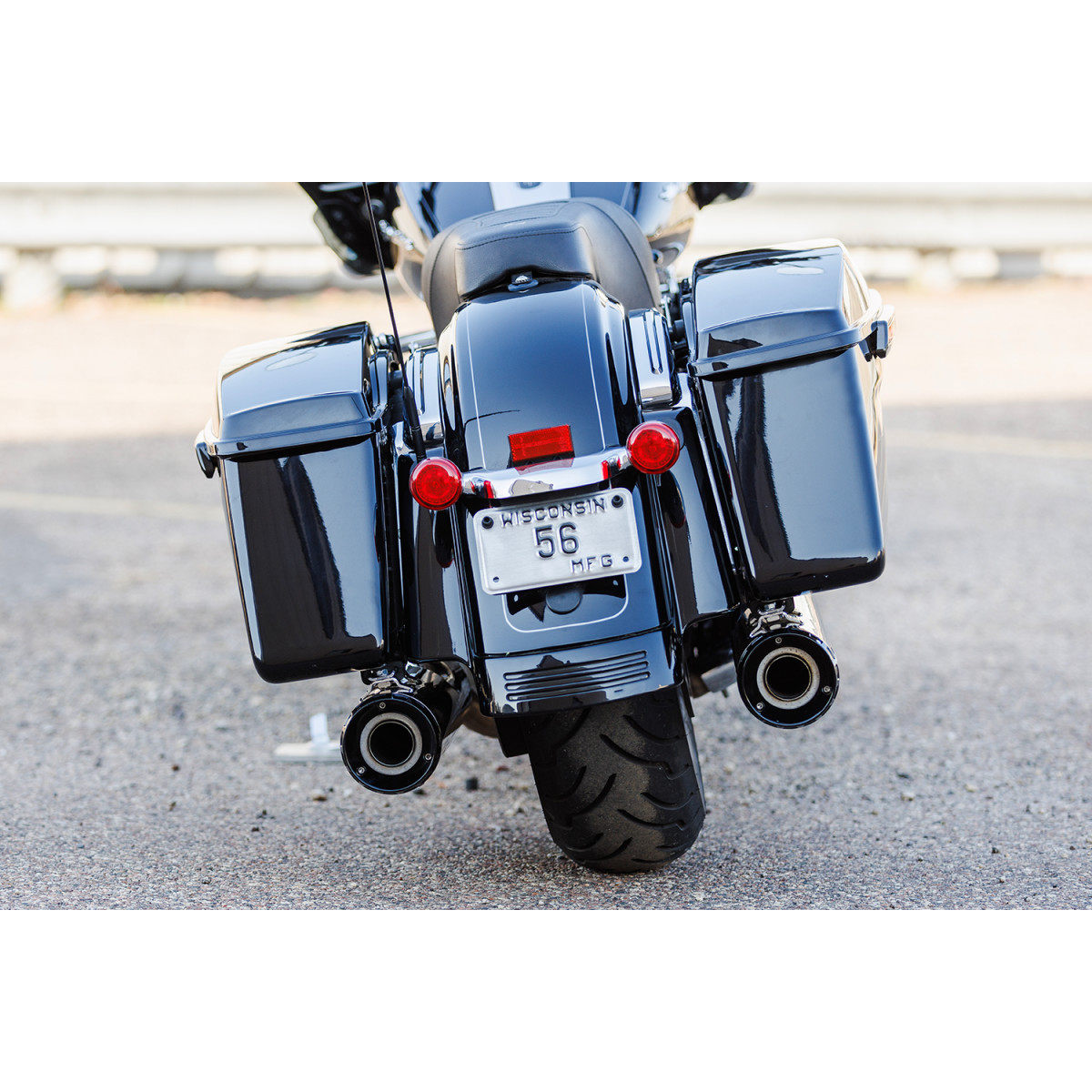 S&S Cycle #550-1079 - 4-1/2" GNX Slip-On Mufflers - Chrome