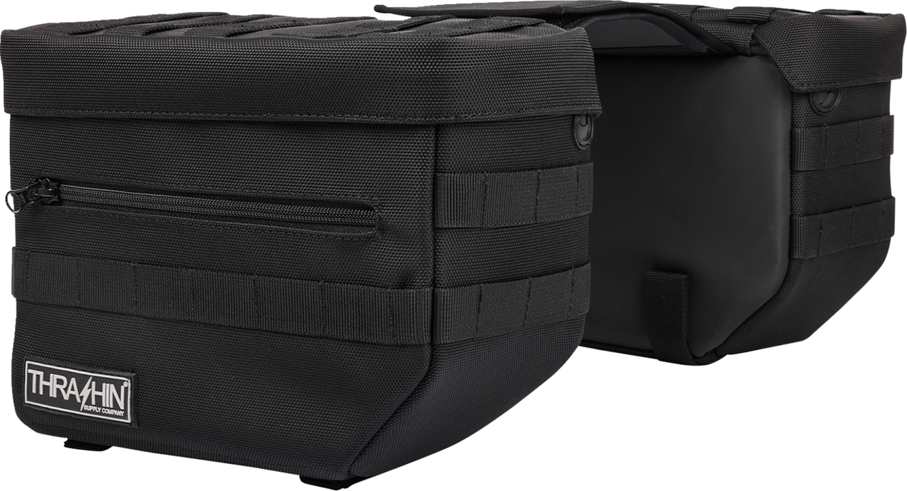 Thrashin #TSB-0006 - Essential Saddlebags - Black