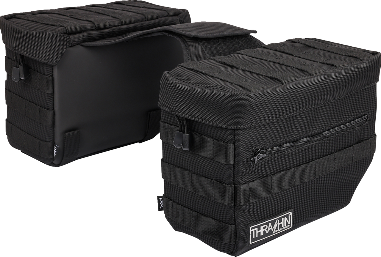 Thrashin #TSB-0006 - Essential Saddlebags - Black