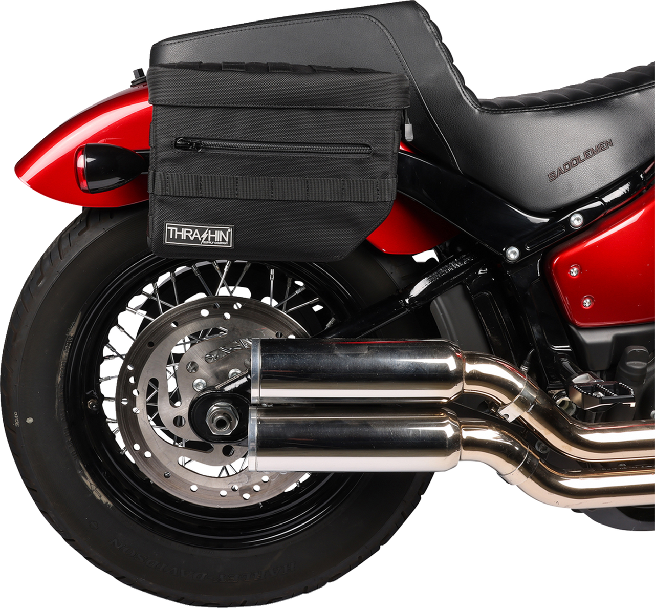 Thrashin #TSB-0006 - Essential Saddlebags - Black