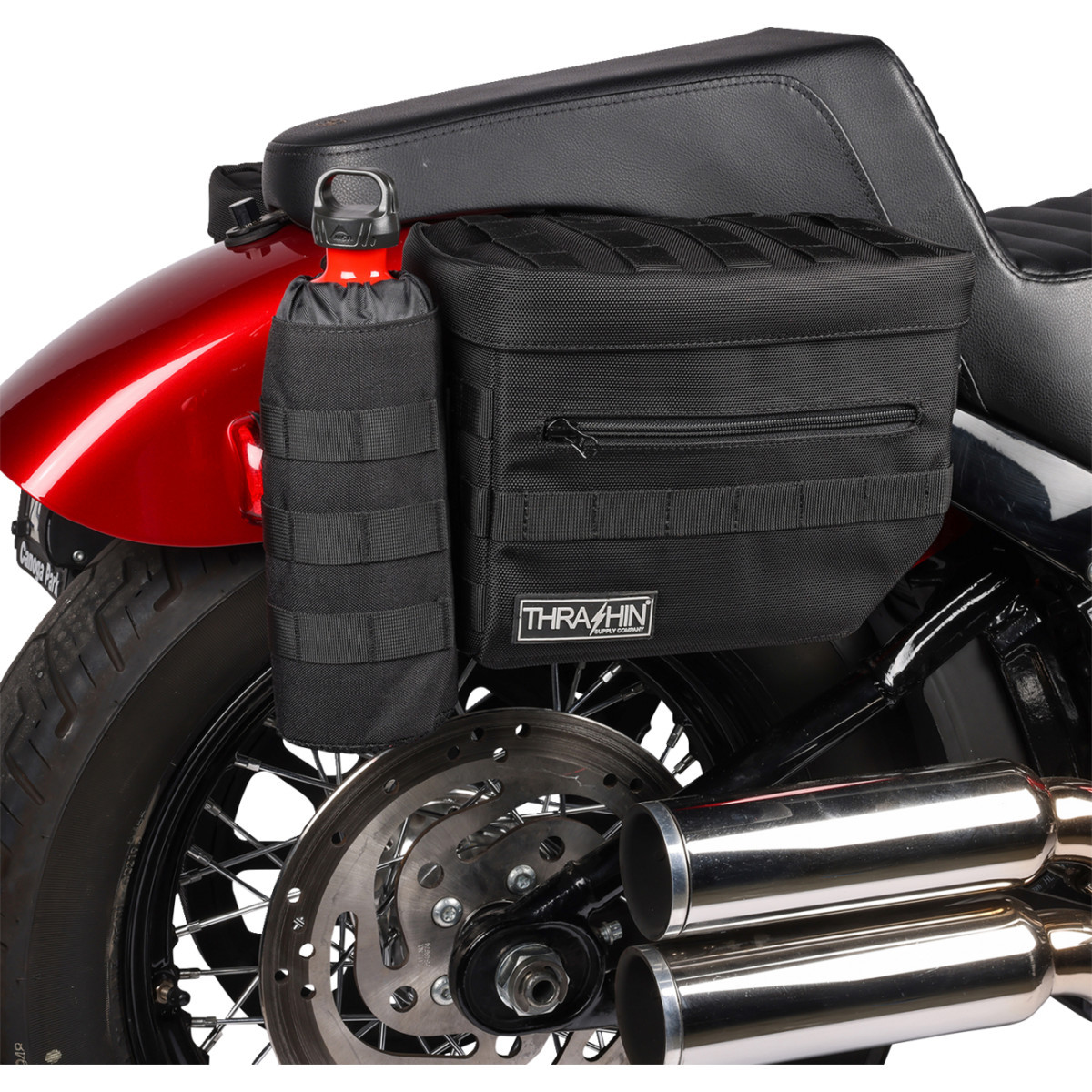 Thrashin Supply CO. #TSB-0006 - Essential Saddlebags - Black