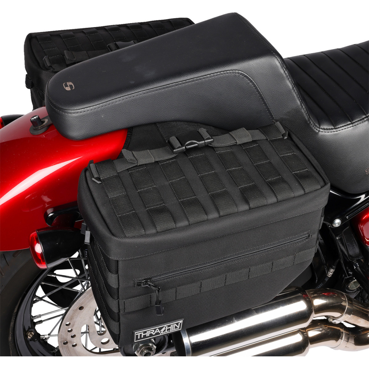 Thrashin Supply CO. #TSB-0007 - Escape Saddlebags - Black