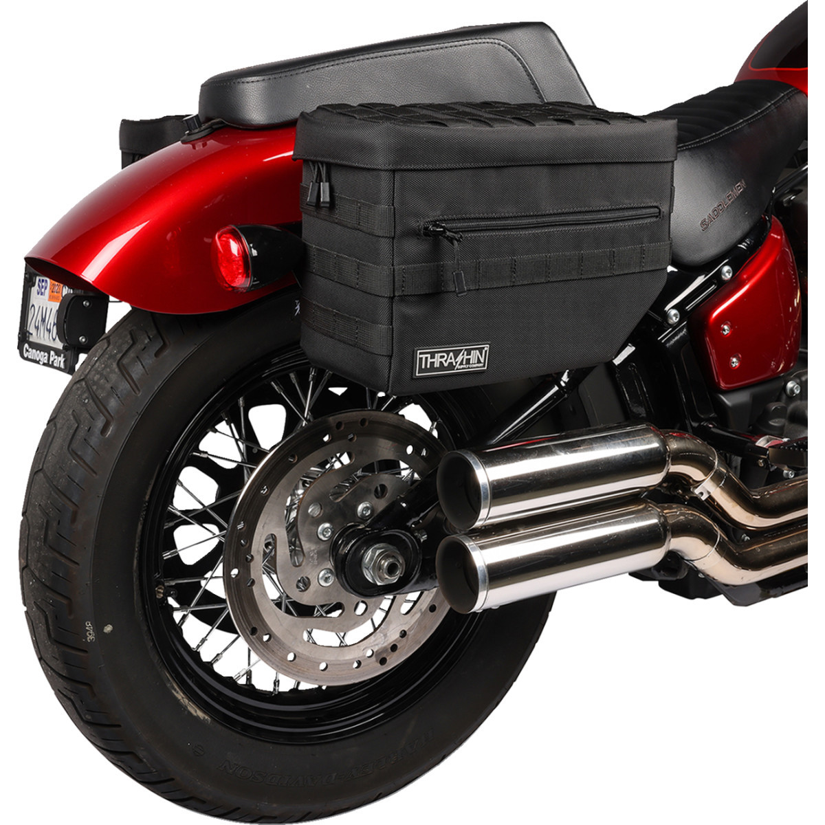 Thrashin Supply CO. #TSB-0007 - Escape Saddlebags - Black