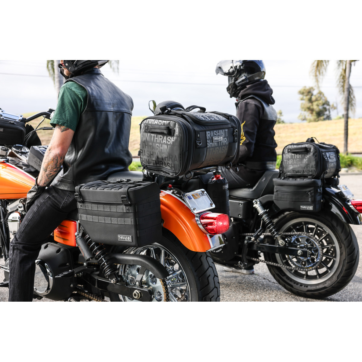 Thrashin Supply CO. #TSB-0008 - Expedition Saddlebags - Black