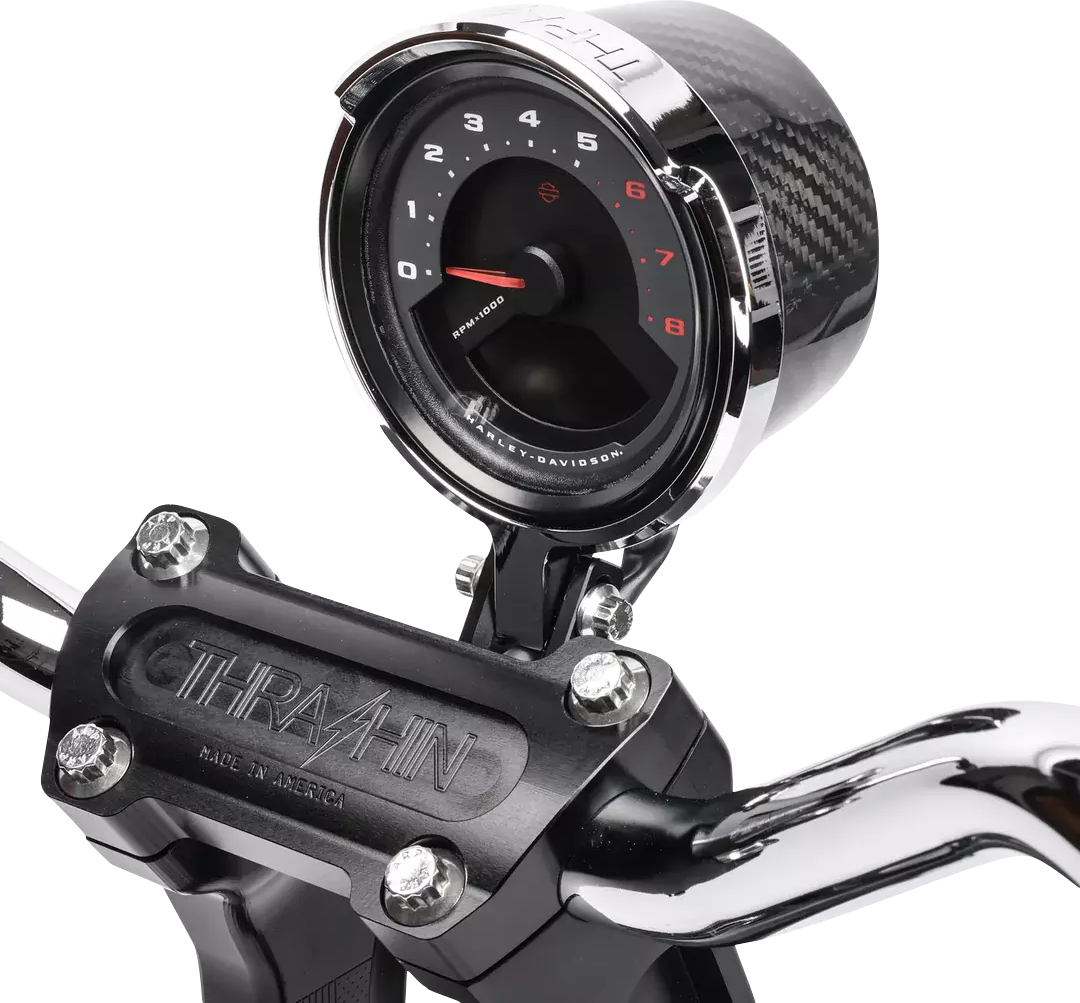 Thrashin #TSC-2710-3 - Gauge Relocation Kit - Chrome