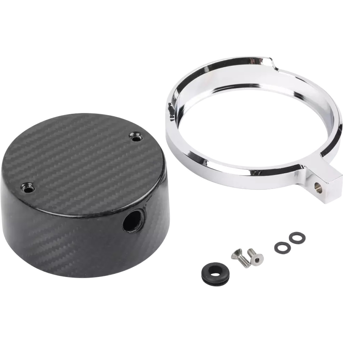 Thrashin Supply CO. #TSC-2710-3 - Gauge Relocation Kit - Chrome