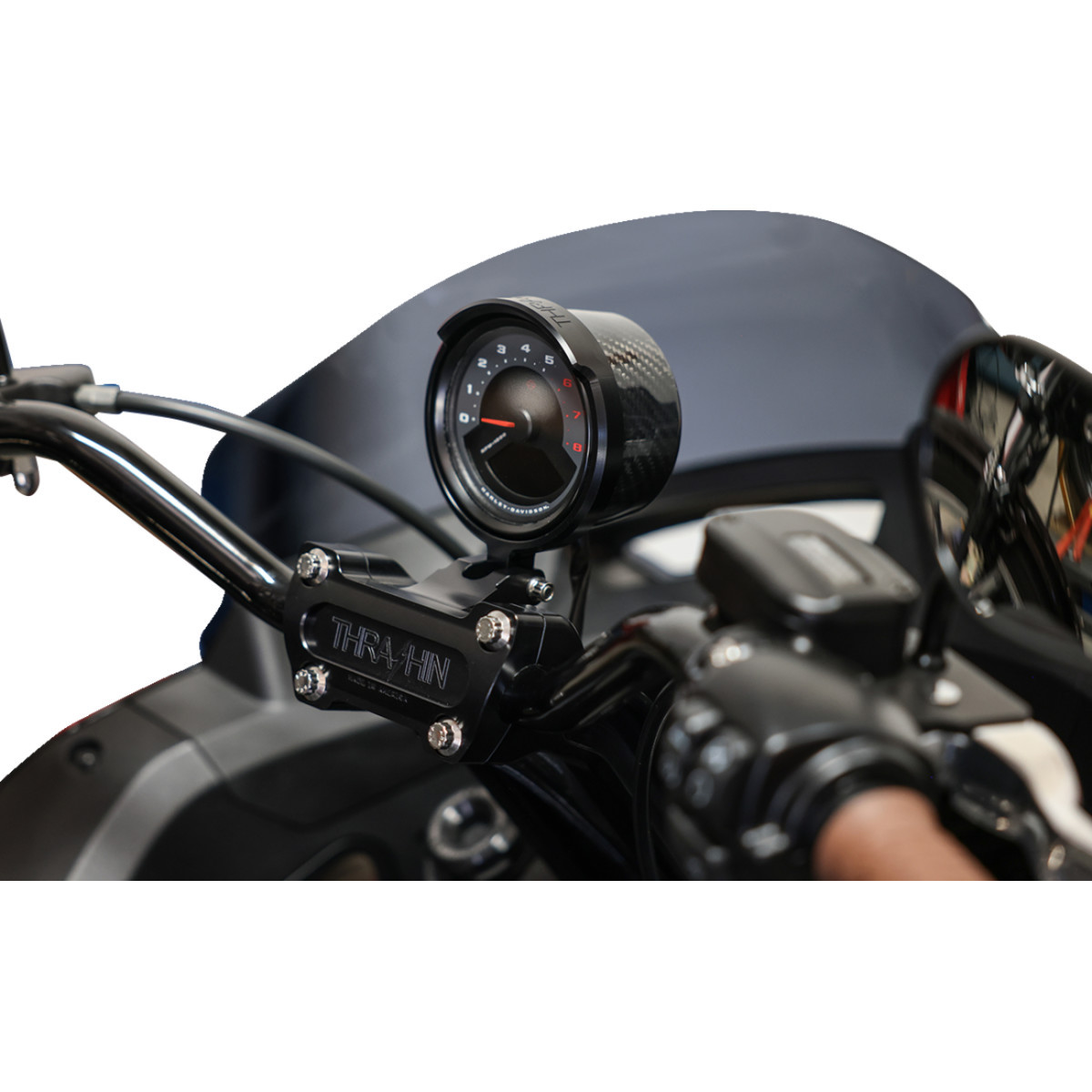 Thrashin Supply CO. #TSC-2710-1 - Gauge Relocation Kit - Black