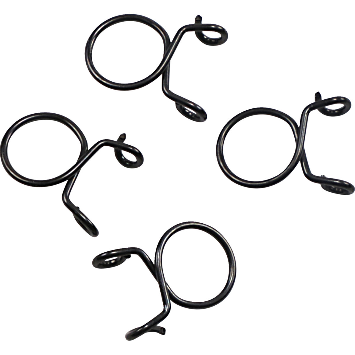 ALL Balls #FS00057 - Refill Clamp Kit - Fuel Line/Wire - Parallel Ear - Black - 12 mm - 4 Pack
