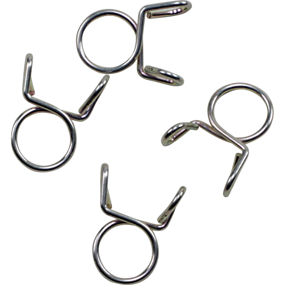 ALL Balls #FS00049 - Refill Clamp Kit - Fuel Line/Wire - Parallel Ear - Silver - 9 mm - 4 Pack
