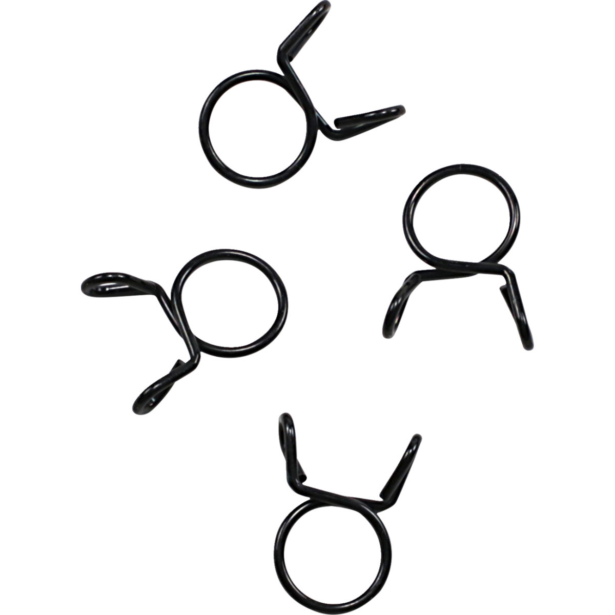 ALL Balls #FS00054 - Refill Clamp Kit - Fuel Line/Wire - Parallel Ear - Black - 10.3 mm - 4 Pack
