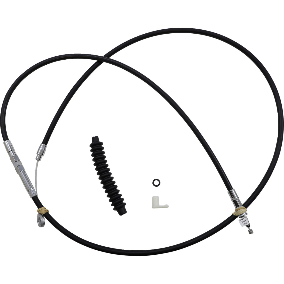 Drag Specialties - High-Efficiency Black Vinyl Clutch Cable - 74"