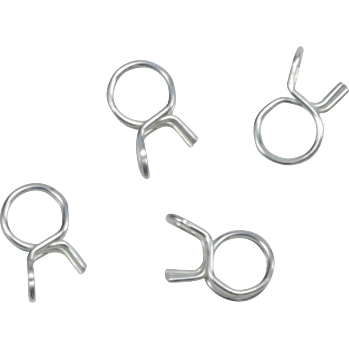 ALL Balls #FS00065 - Refill Clamp Kit - Fuel Line/Wire - Parallel Ear - Silver - 7.1 mm - 4 Pack
