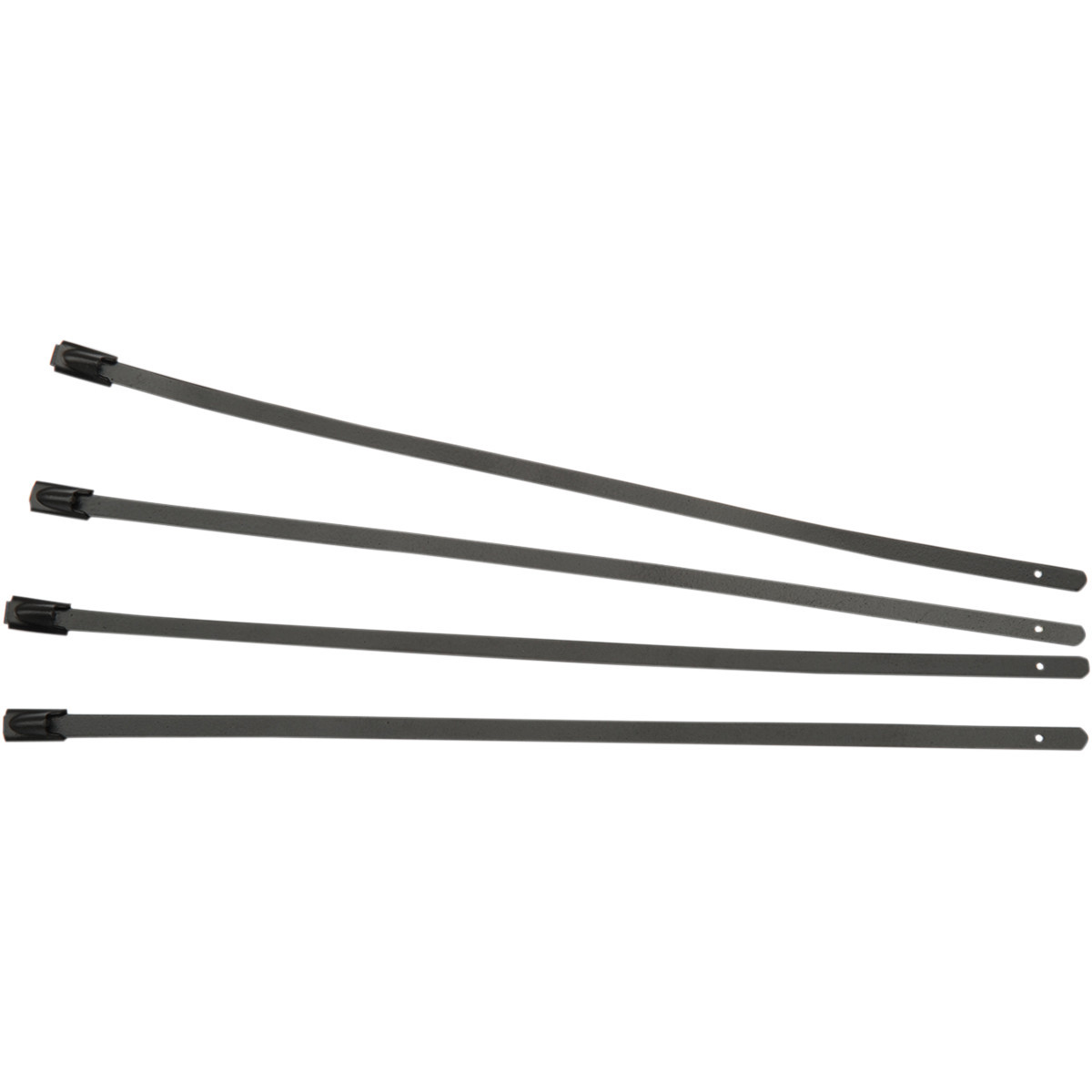 Cycle Performance Prod. #CPP/9073 - Exhaust Wrap Clamps - Black - 4 Pack