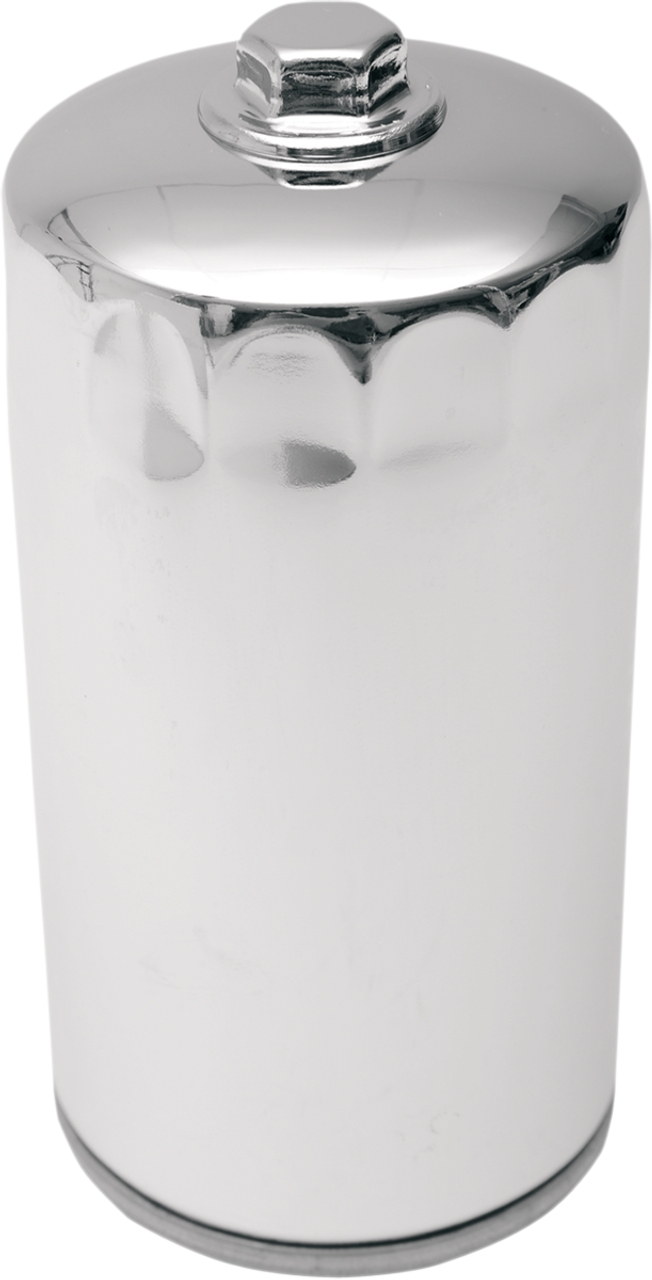 Drag Specialties Oil Filter with Nut - Chrome - Dyna
