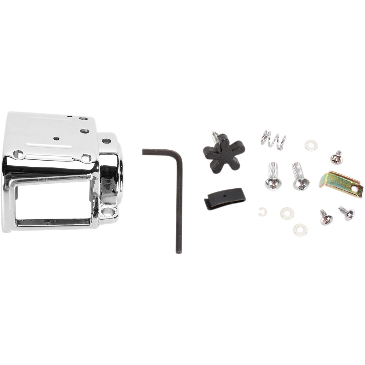 Drag Specialties - Handlebar Switch Housing Kit - Left - Lower - Chrome