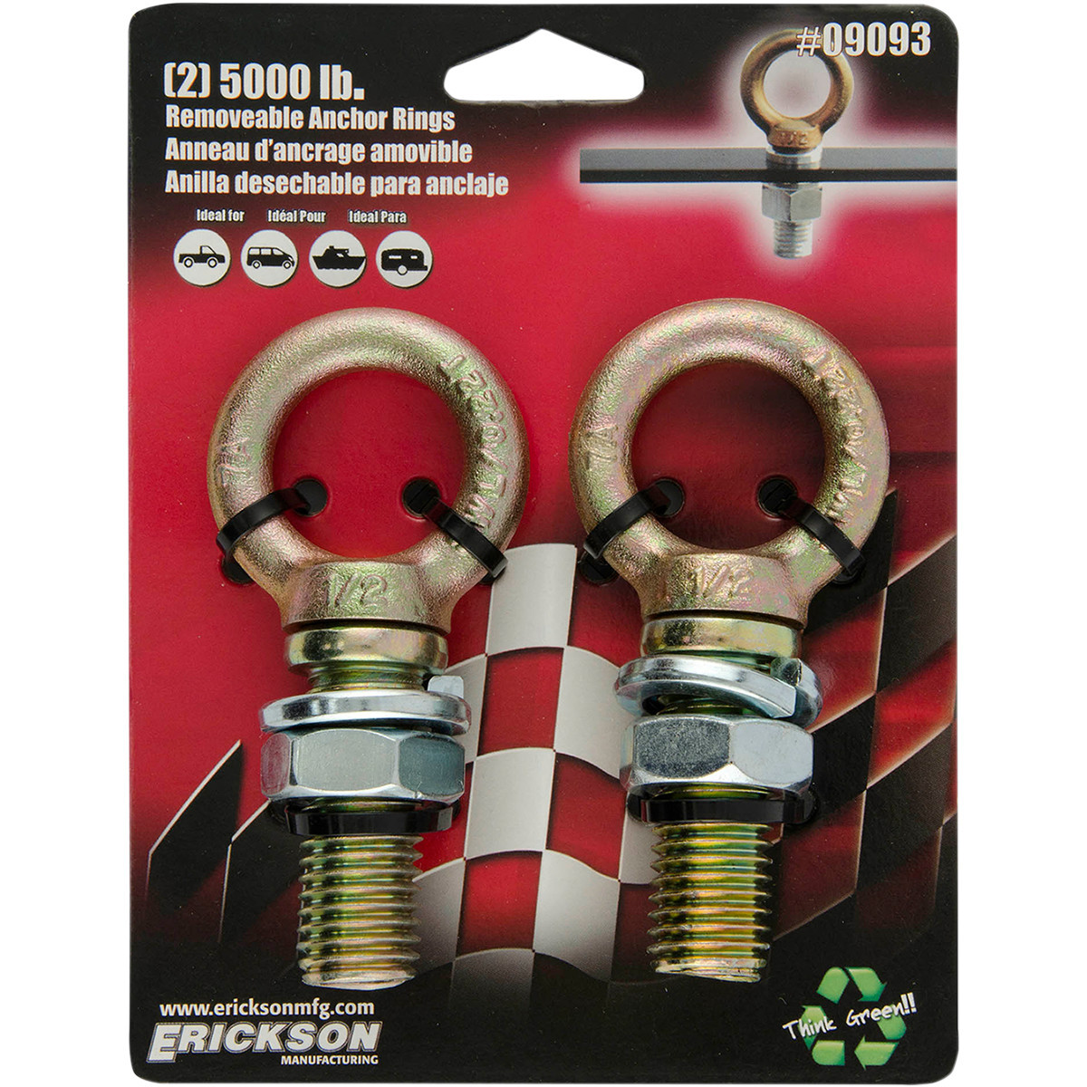 Erickson #09093 - Removable Anchor Points